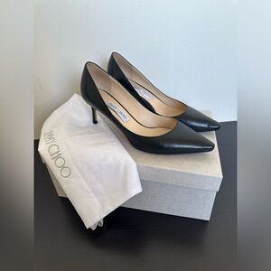Authentic Jimmy Choo Romy 60 black color calf skin size 39